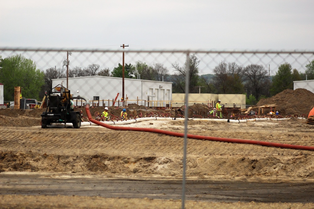 Construction of new barracks at Fort McCoy