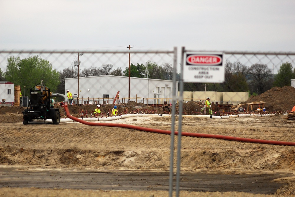 Construction of new barracks at Fort McCoy