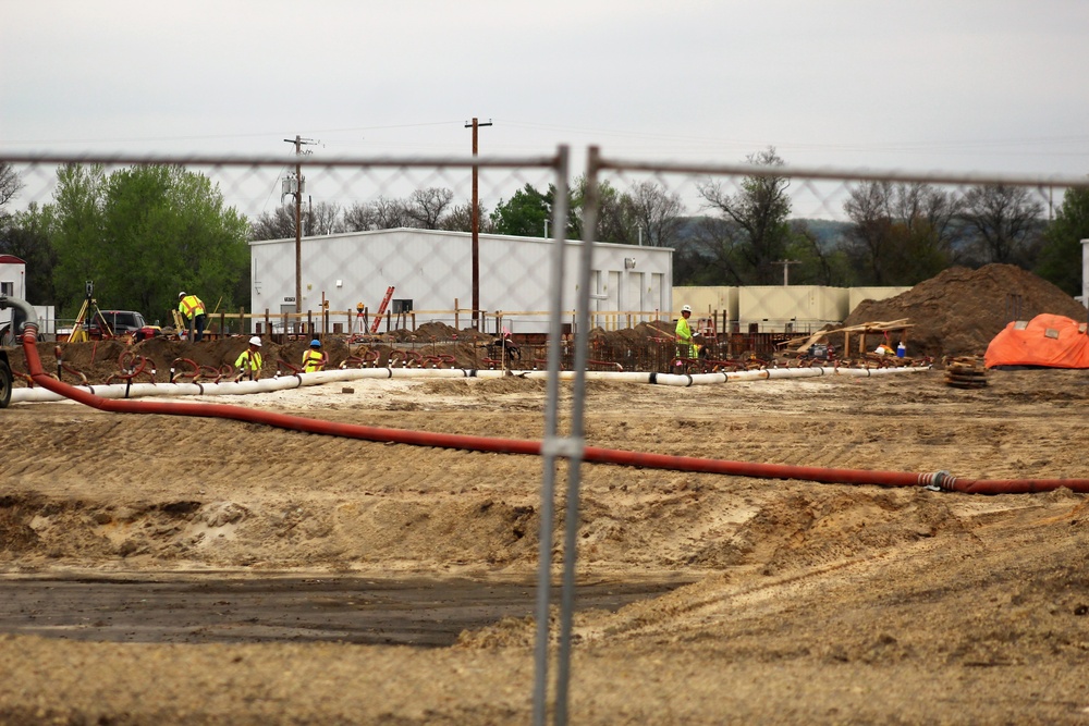 Construction of new barracks at Fort McCoy