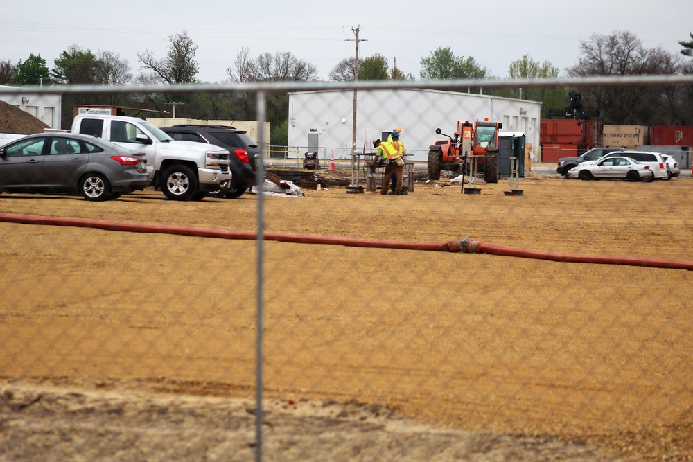 Construction of new barracks at Fort McCoy