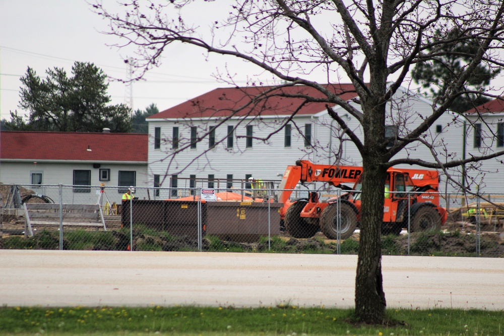 Construction of new barracks at Fort McCoy