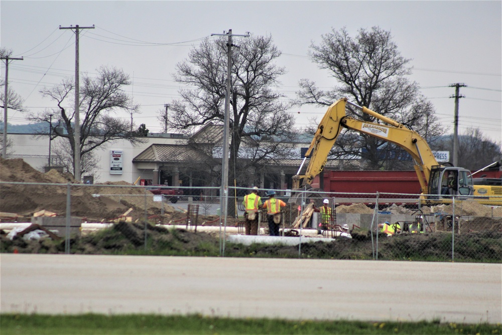 Construction of new barracks at Fort McCoy