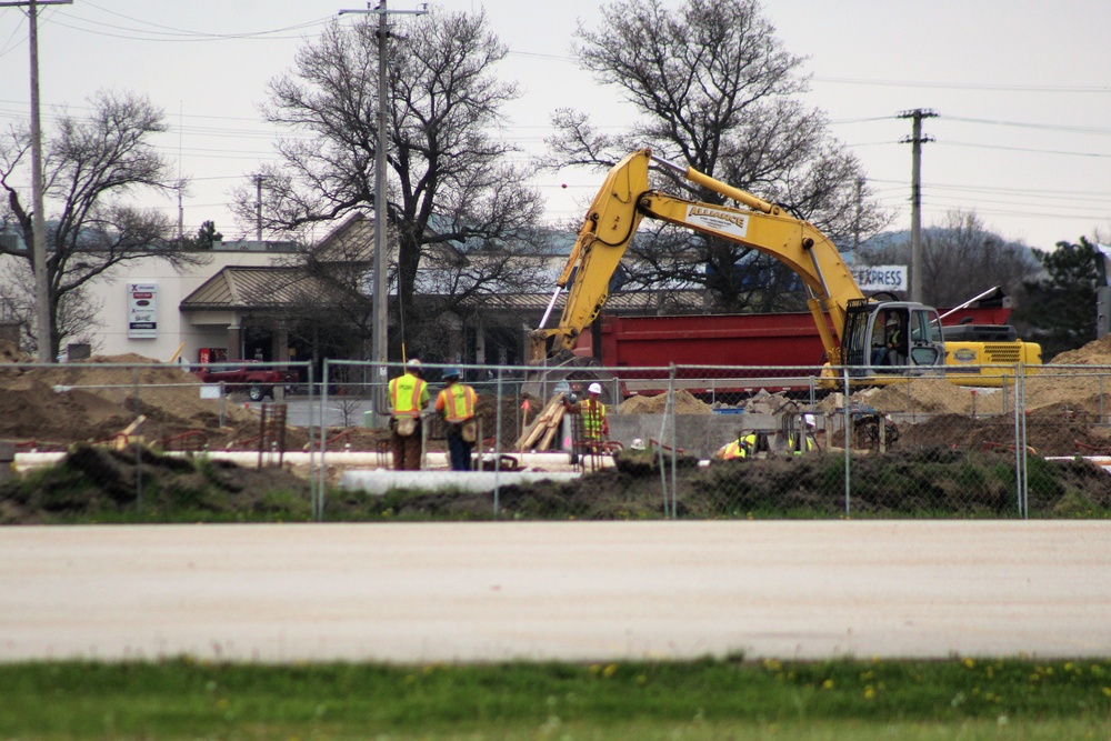 Construction of new barracks at Fort McCoy