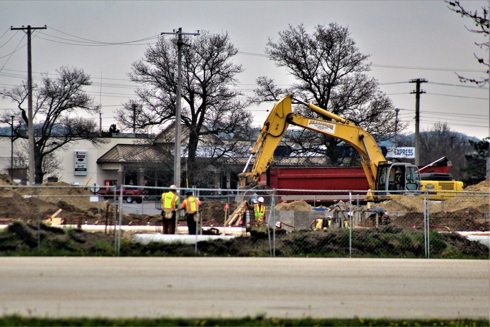 Construction of new barracks at Fort McCoy