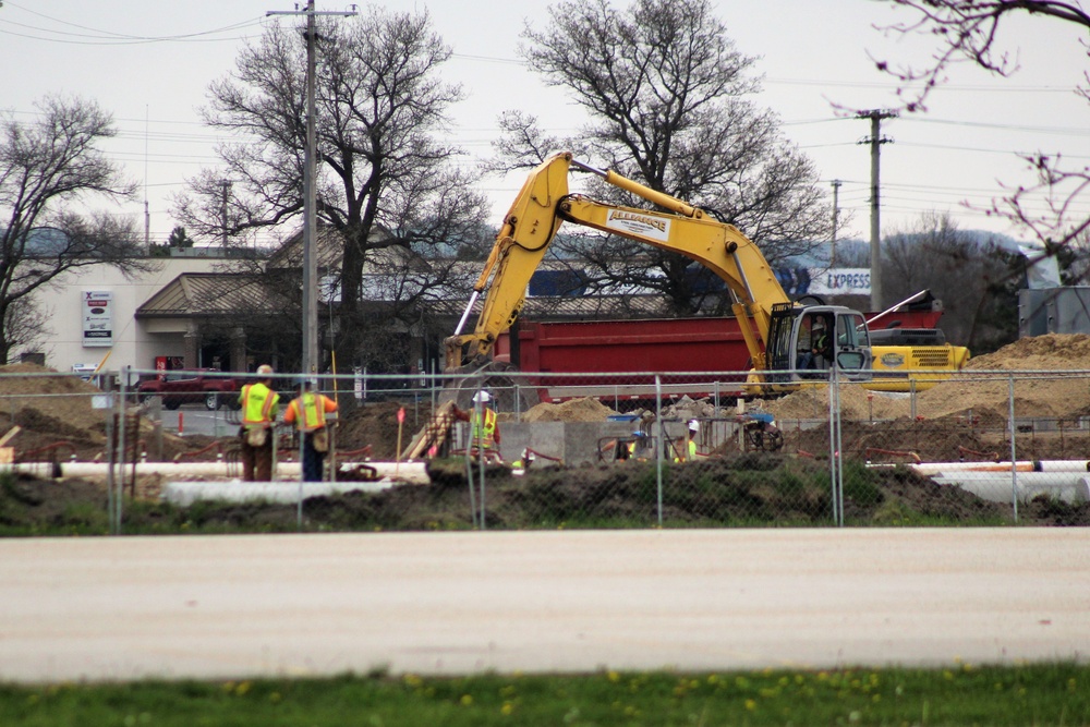 Construction of new barracks at Fort McCoy