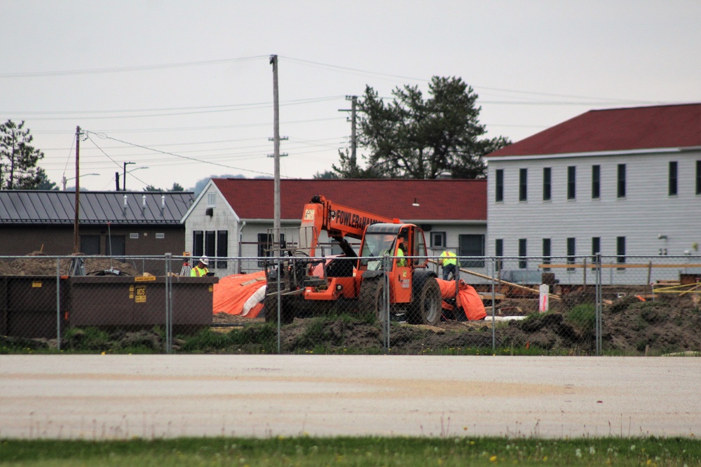 Construction of new barracks at Fort McCoy