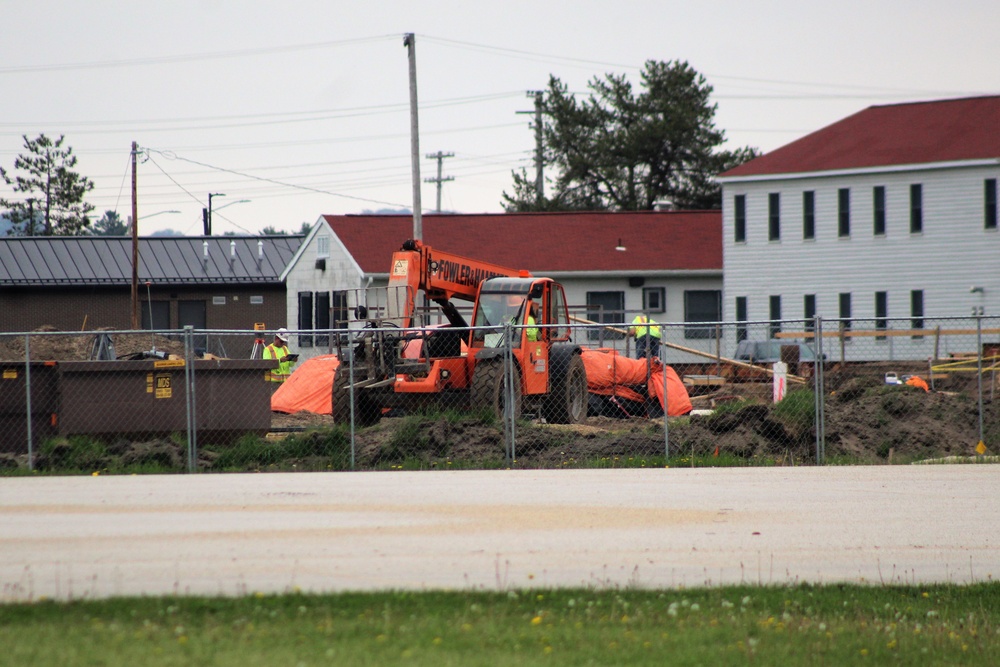 Construction of new barracks at Fort McCoy