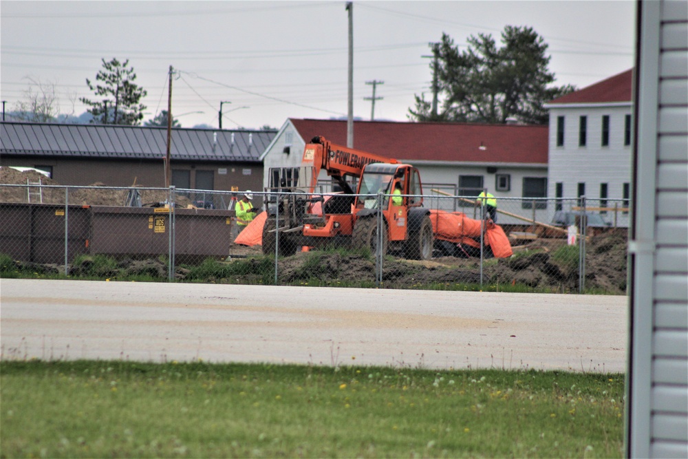 Construction of new barracks at Fort McCoy