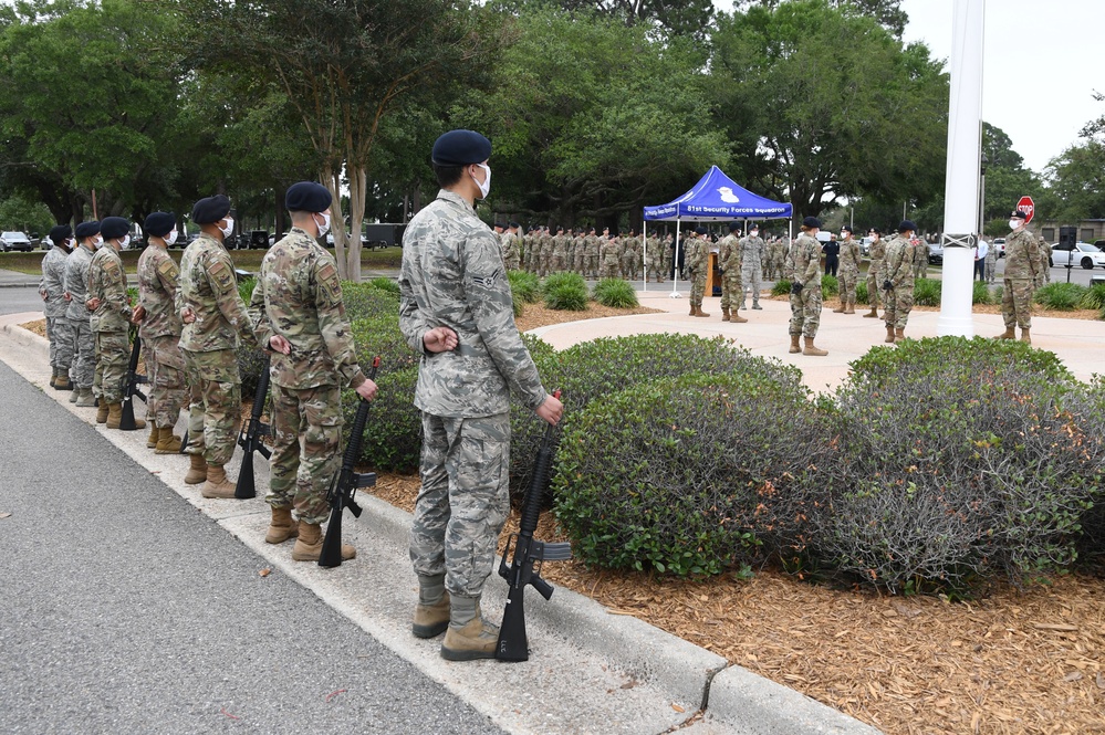 Defenders close out Police Week with retreat ceremony