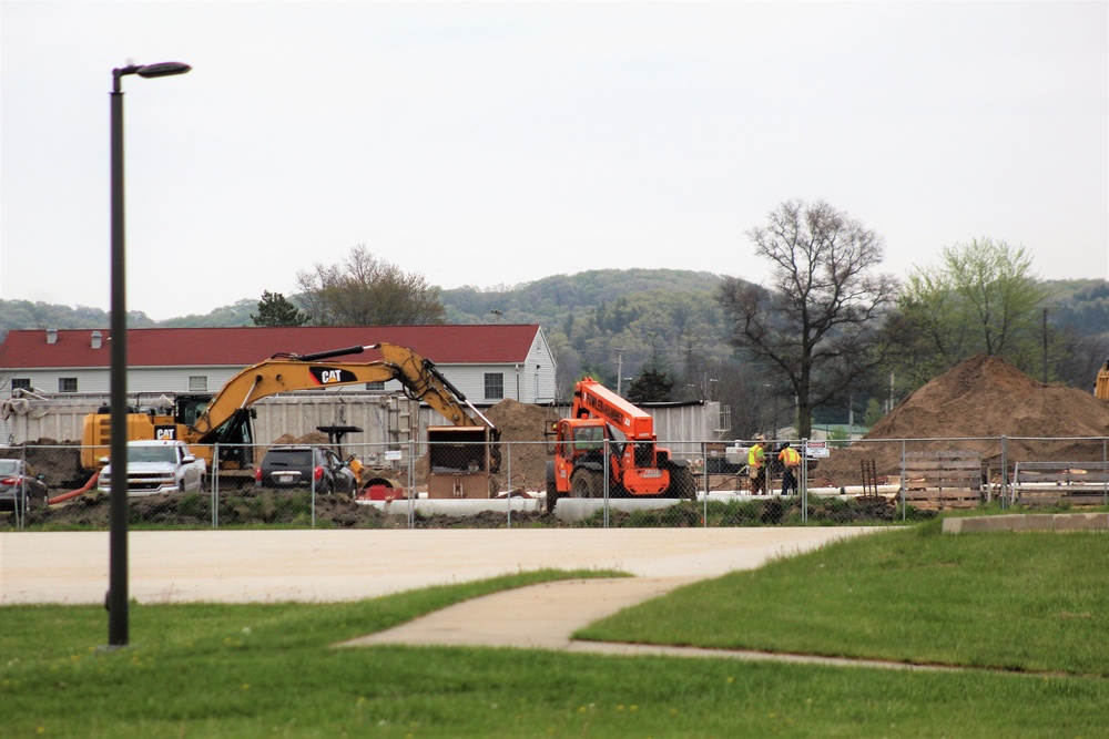 Construction of new barracks at Fort McCoy