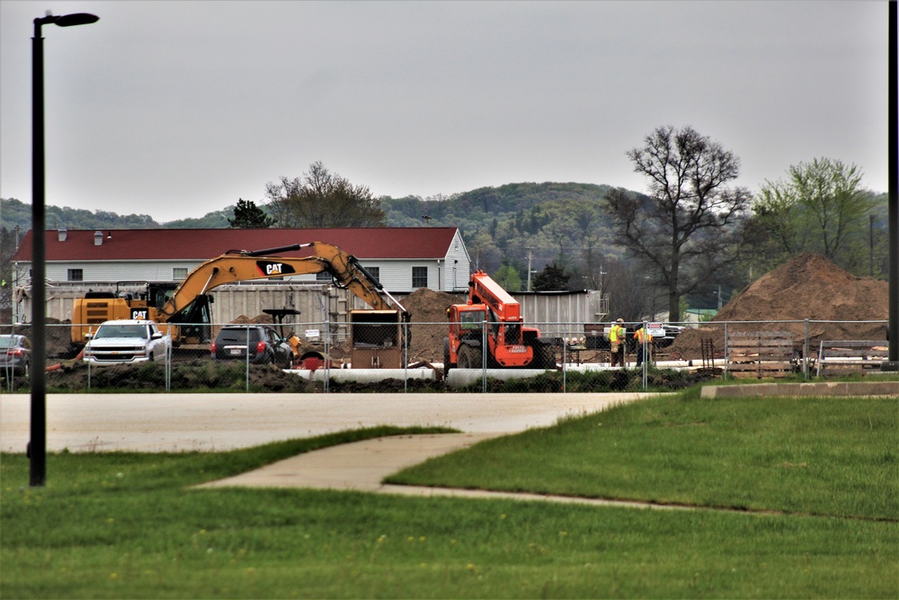Construction of new barracks at Fort McCoy