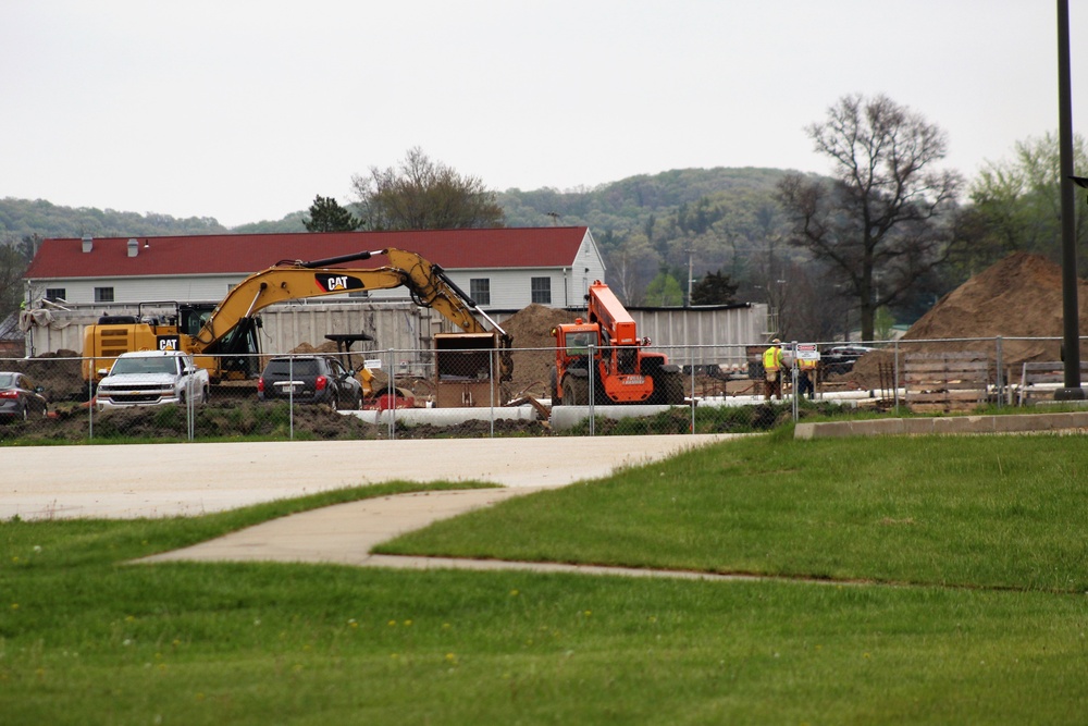 Construction of new barracks at Fort McCoy