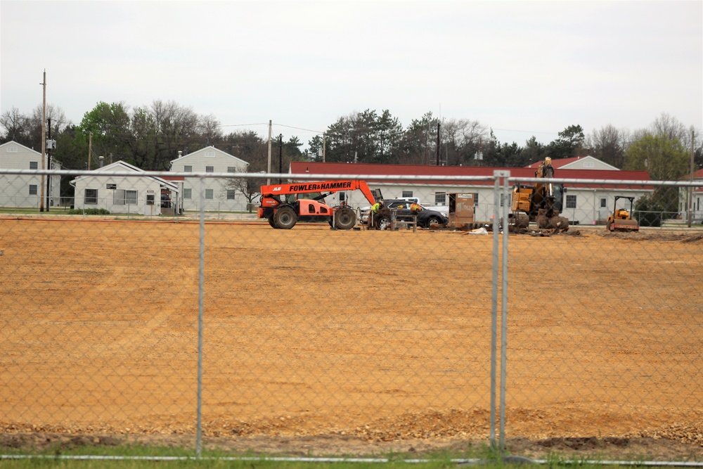 Construction of new barracks at Fort McCoy