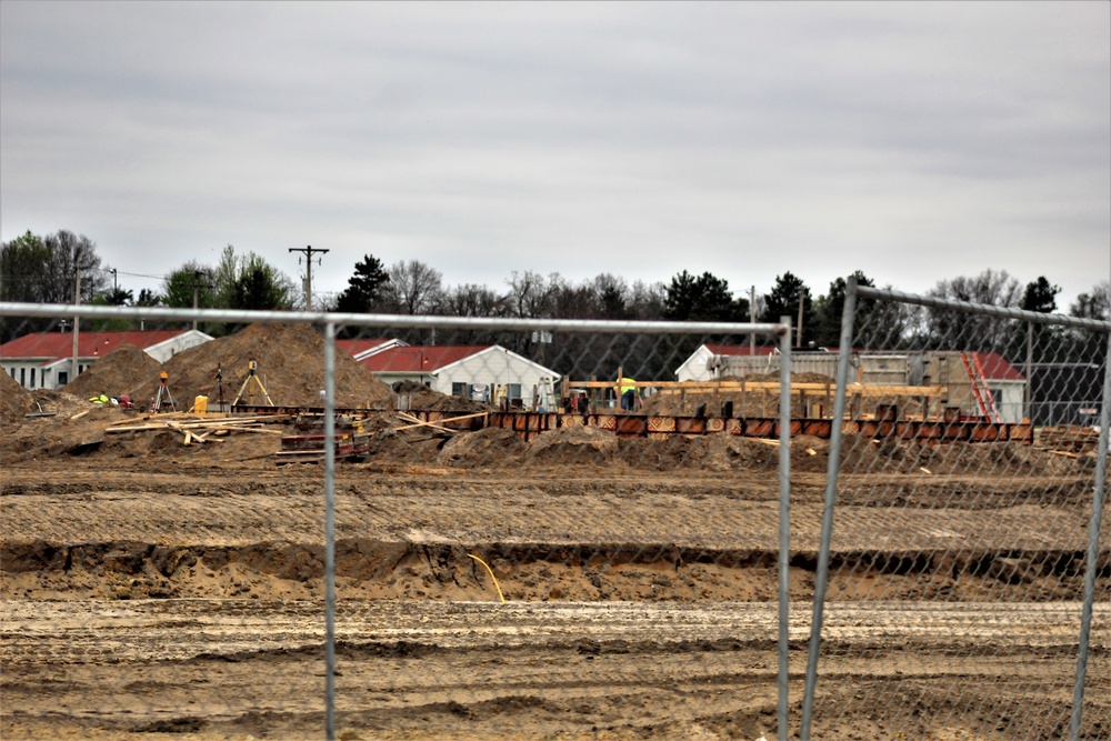 Construction of new barracks at Fort McCoy