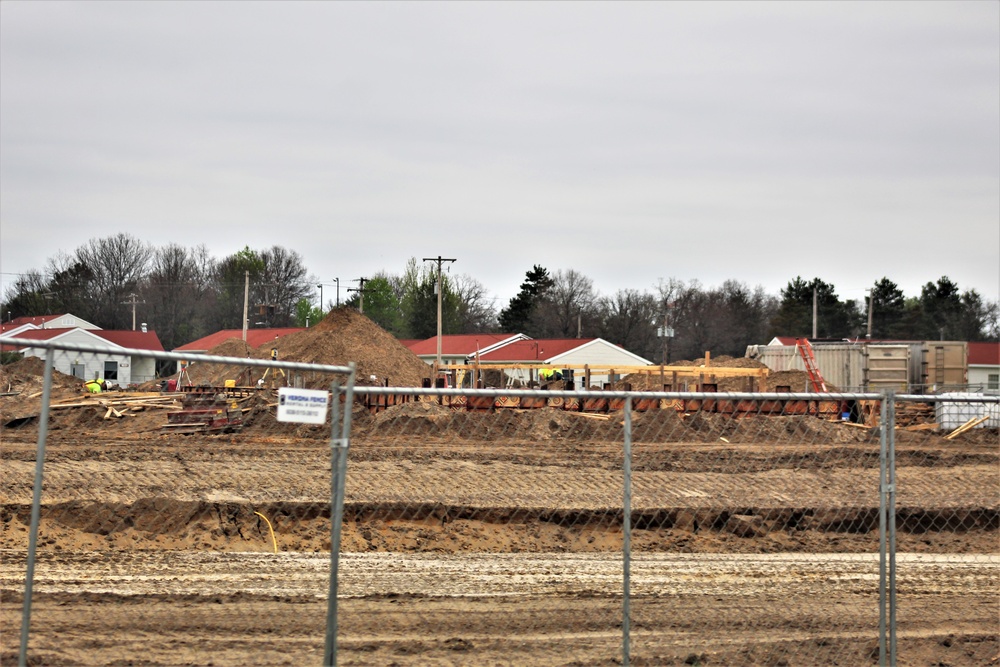 Construction of new barracks at Fort McCoy