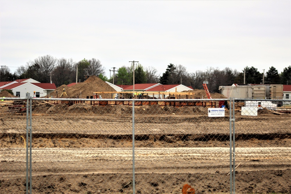 Construction of new barracks at Fort McCoy