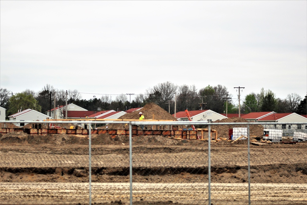 Construction of new barracks at Fort McCoy