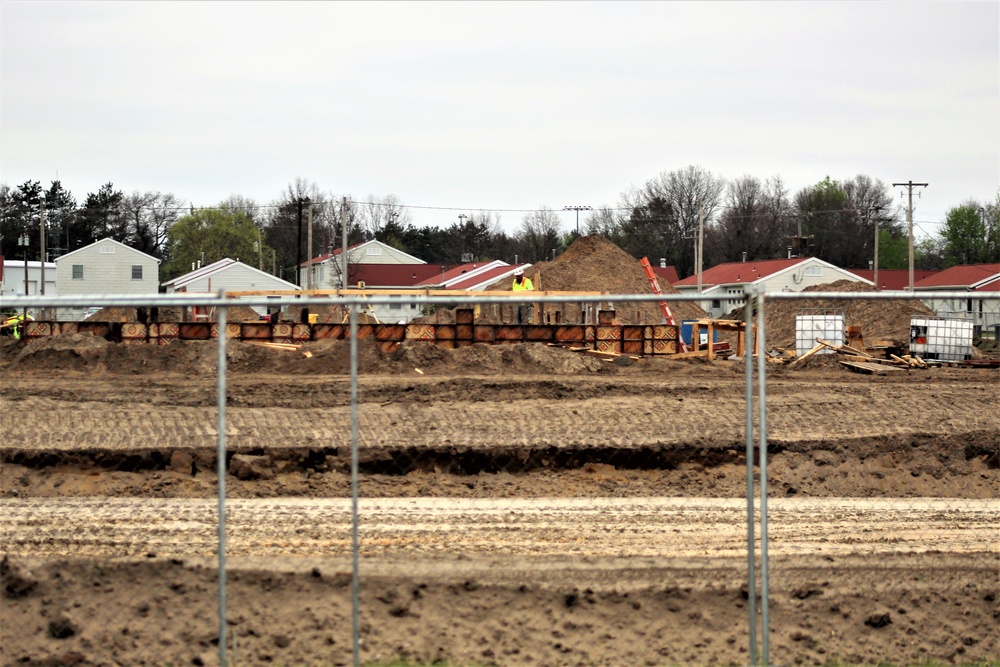 Construction of new barracks at Fort McCoy