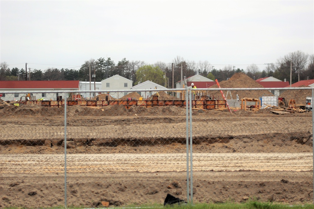 Construction of new barracks at Fort McCoy