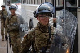Nebraska National Guard supports law enforcement at Nebraska Capitol