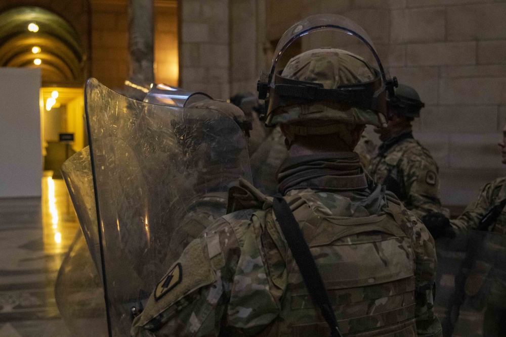 Nebraska National Guard supports law enforcement at Nebraska Capitol