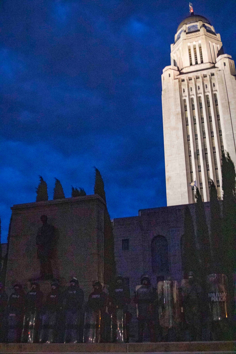 Nebraska National Guard supports law enforcement at Nebraska Capitol