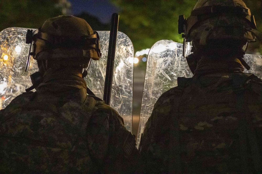 Nebraska National Guard supports law enforcement at Nebraska Capitol