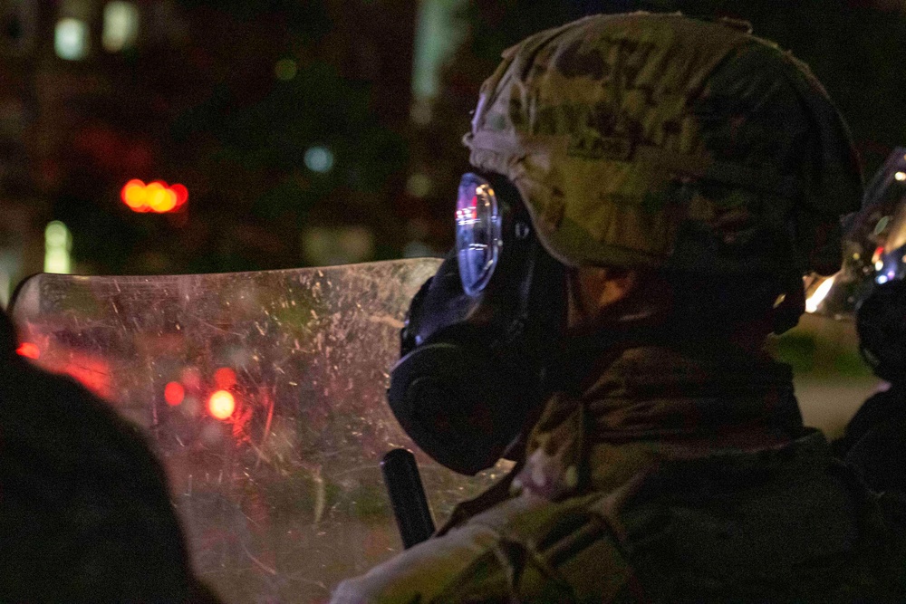 Nebraska National Guard supports law enforcement at Nebraska Capitol