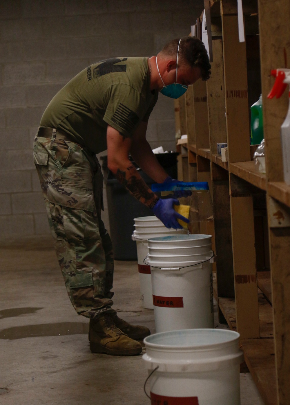 Wisconsin National Guard Soldiers and Airmen Assist Isolation Facilities in Milwaukee, Wis.