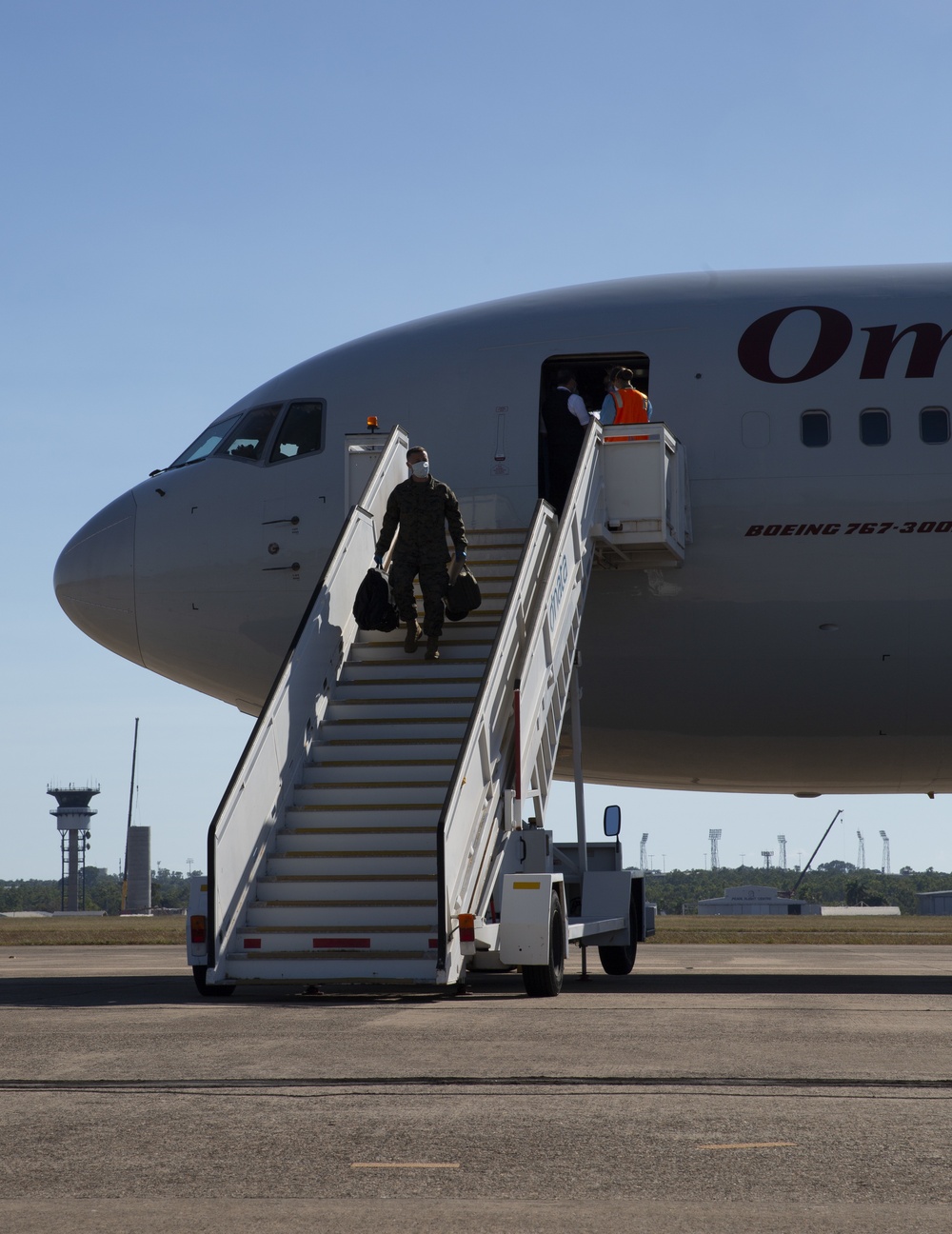 U.S. Marines with Marine Rotational Force - Darwin arrive in Australia