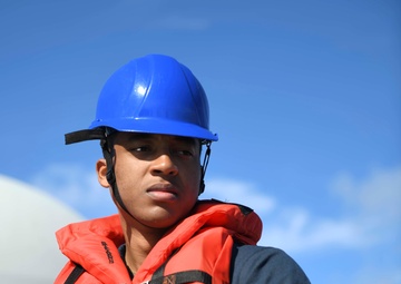 USS Blue Ridge Conducts UNREP with USNS Tippecanoe