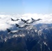 F-16 Fighting Falcons Fly over Slovenia