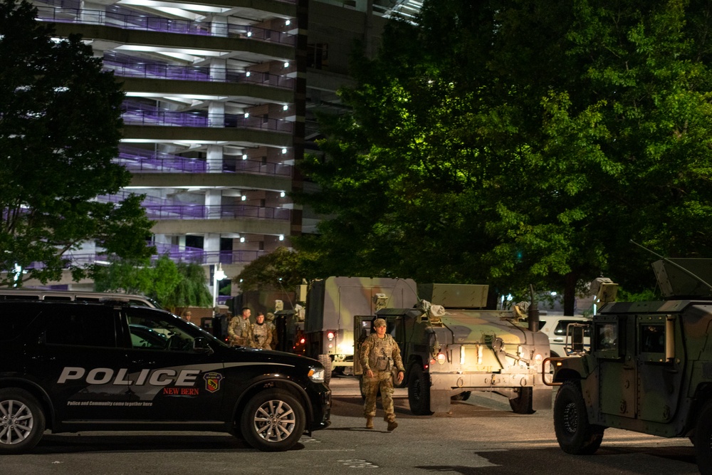 514th MP Co. Support Greenville Law Enforcement
