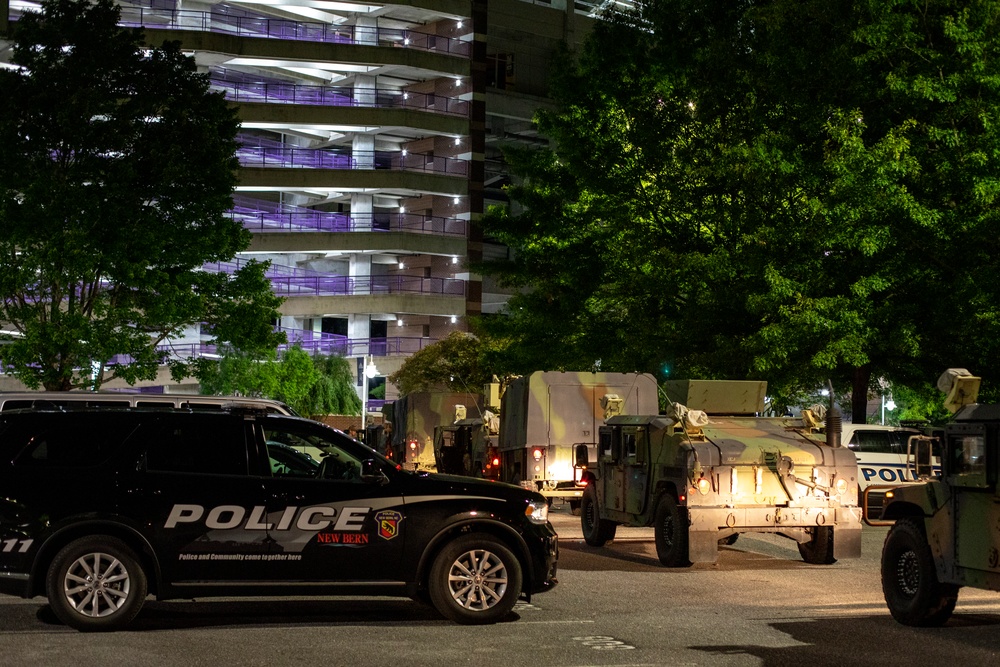 514th MP Co. Support Greenville Law Enforcement