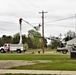 Power company linemen complete work at Fort McCoy