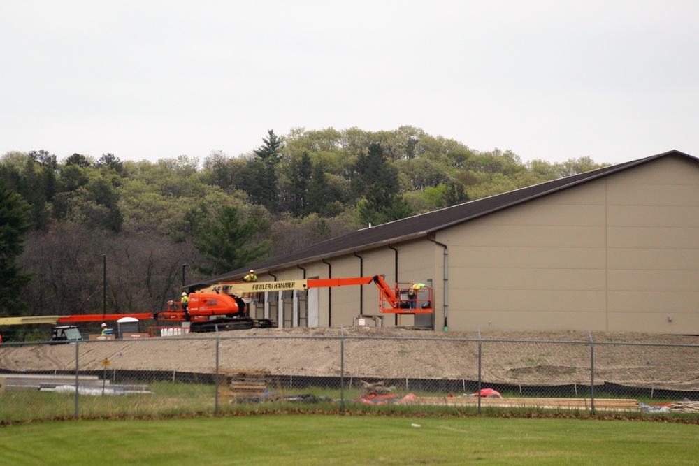 Construction of new shipping, receiving, mail freight facility continues at Fort McCoy