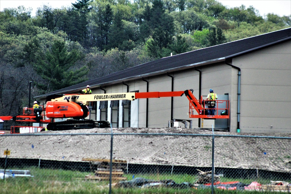 Construction of new shipping, receiving, mail freight facility continues at Fort McCoy