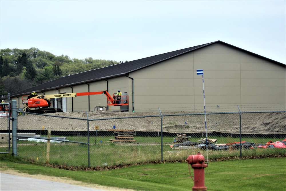 Construction of new shipping, receiving, mail freight facility continues at Fort McCoy