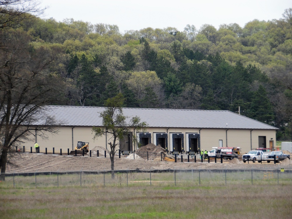 Construction of new shipping, receiving, mail freight facility continues at Fort McCoy