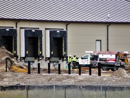 Construction of new shipping, receiving, mail freight facility continues at Fort McCoy