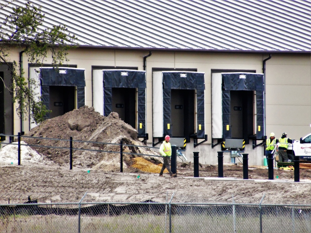 Construction of new shipping, receiving, mail freight facility continues at Fort McCoy