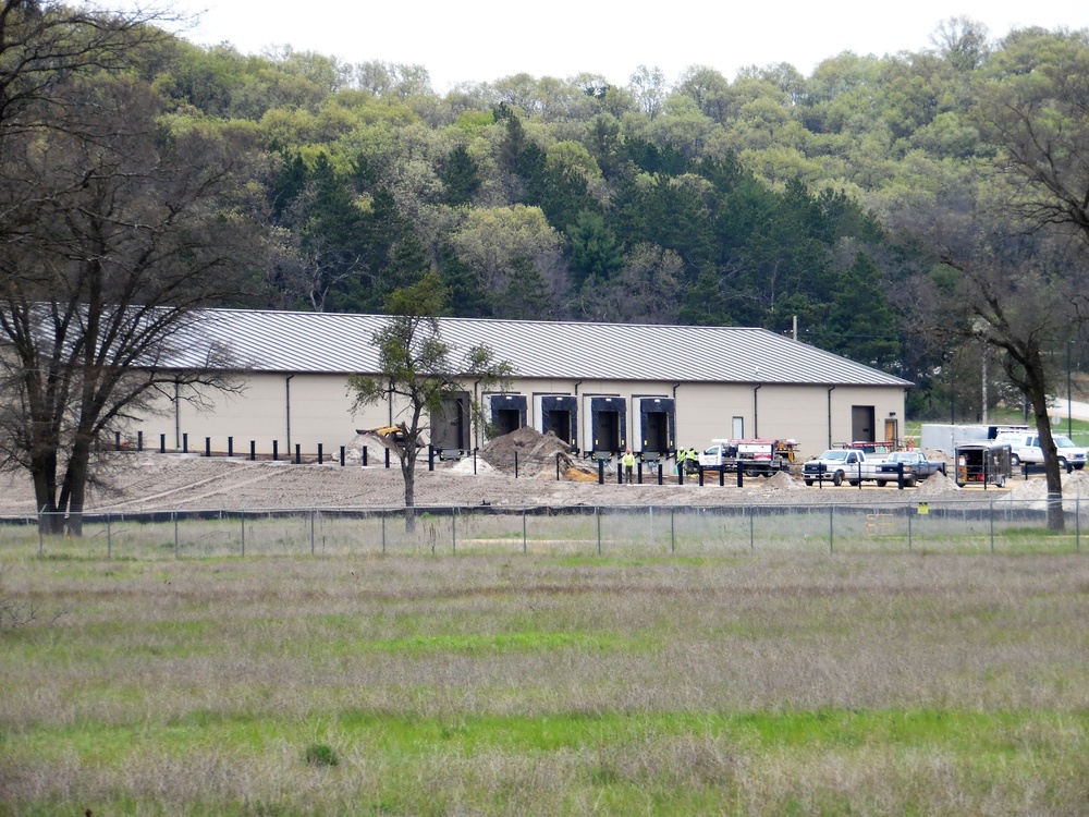 Construction of new shipping, receiving, mail freight facility continues at Fort McCoy