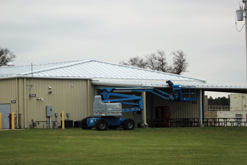 Roof work for MSTC at Fort McCoy