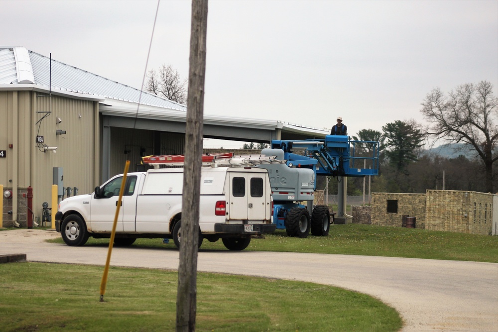 Roof work for MSTC at Fort McCoy