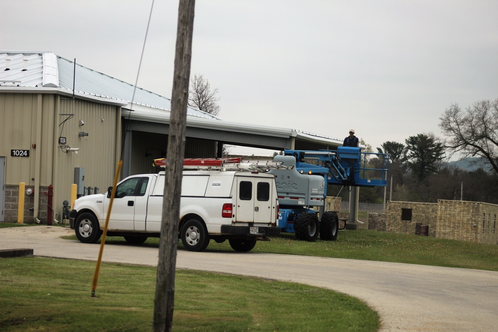 Roof work for MSTC at Fort McCoy