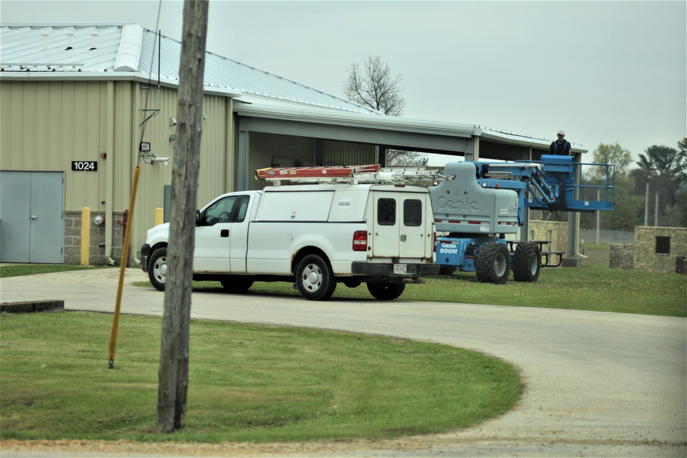 Roof work for MSTC at Fort McCoy