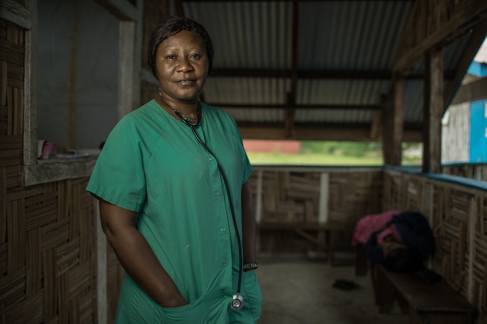 Wislyne S. Yarh Sieh, Kpallah Community Clinic in Brewerville, Liberia