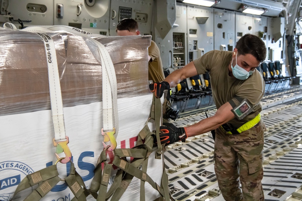 Dover AFB supports USAID mission providing ventilators to Russia