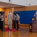 SASEBO, Japan (June 3, 2020) Capt. Tate Robinson, left, relieves Capt. John Barnett as commanding officer of San Antonio-class amphibious transport dock USS Green Bay (LPD 20) during the ship’s change of command ceremony.
