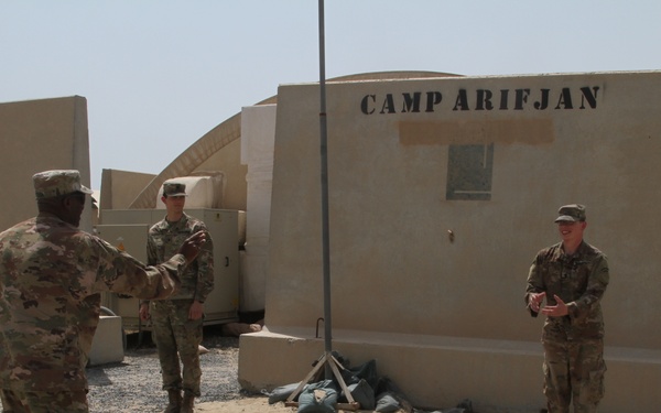 TF Spartan Soldiers Receive Coins